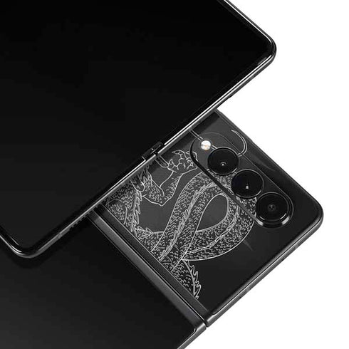 Dragon Ball Z Negative Shenron Galaxy Z Fold4 5G Skin
